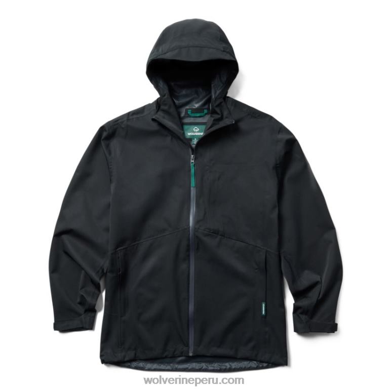 hombres L24N306 Wolverine negro capa de lluvia torrent 2.5l