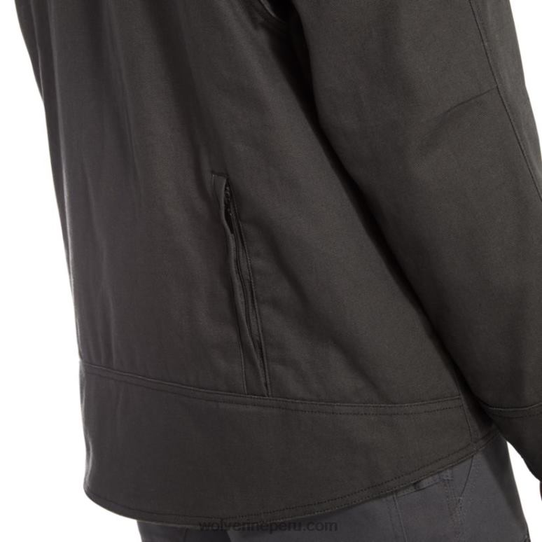 hombres L24N320 Wolverine ónix chaqueta de trabajo Guardian de algodón