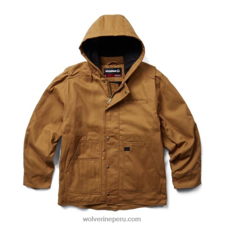 hombres L24N321 Wolverine cedro chaqueta de trabajo Guardian de algodón