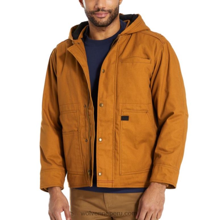 hombres L24N321 Wolverine cedro chaqueta de trabajo Guardian de algodón