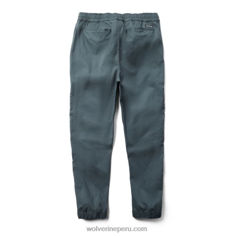 hombres L24N232 Wolverine pizarra oscura pantalón carbur activo