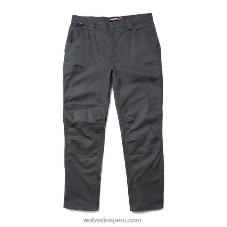 hombres L24N251 Wolverine ónix pantalón de trabajo de algodón guardián