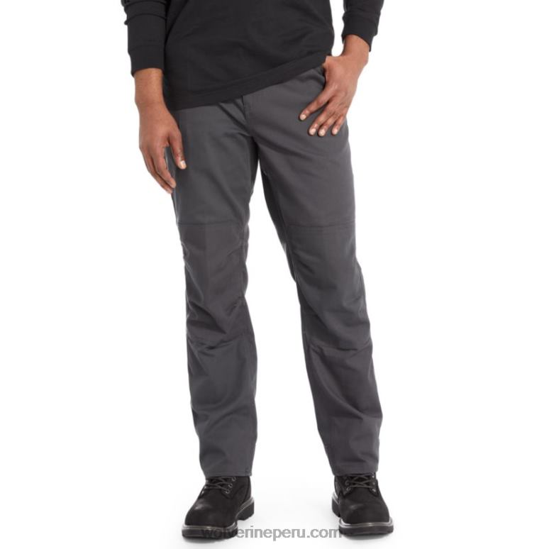 hombres L24N251 Wolverine ónix pantalón de trabajo de algodón guardián