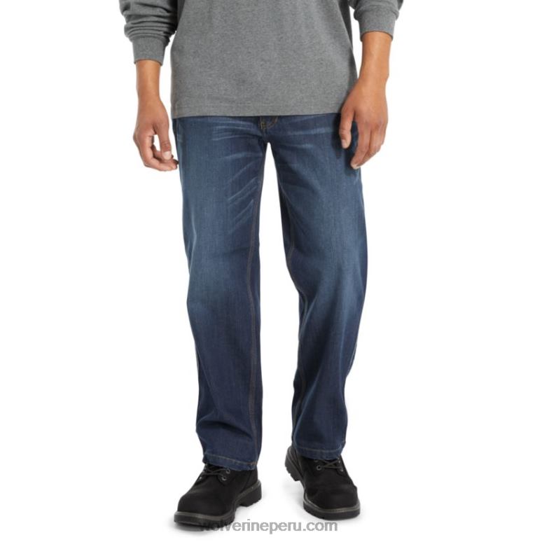 hombres L24N260 Wolverine enjuagar lavar denim elástico fr