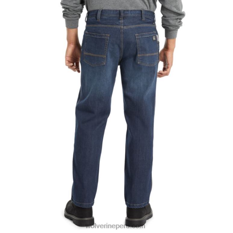 hombres L24N260 Wolverine enjuagar lavar denim elástico fr