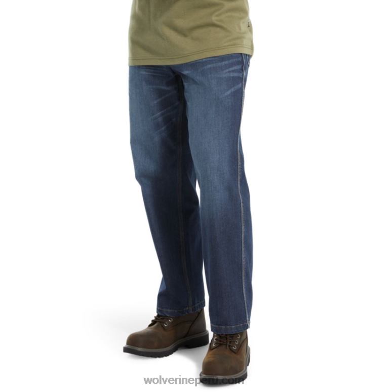 hombres L24N261 Wolverine Denim oscuro denim elástico fr