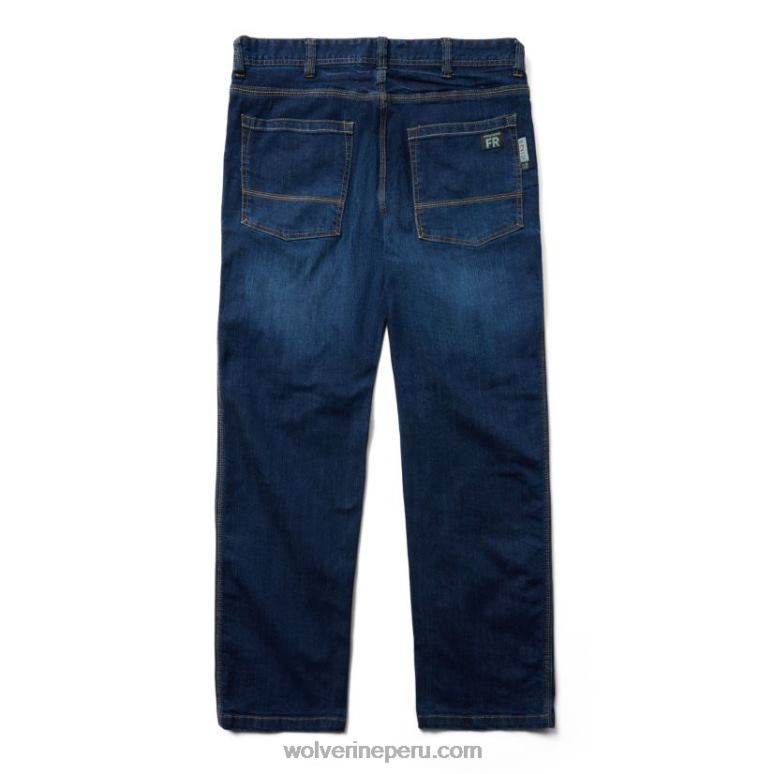 hombres L24N261 Wolverine Denim oscuro denim elástico fr