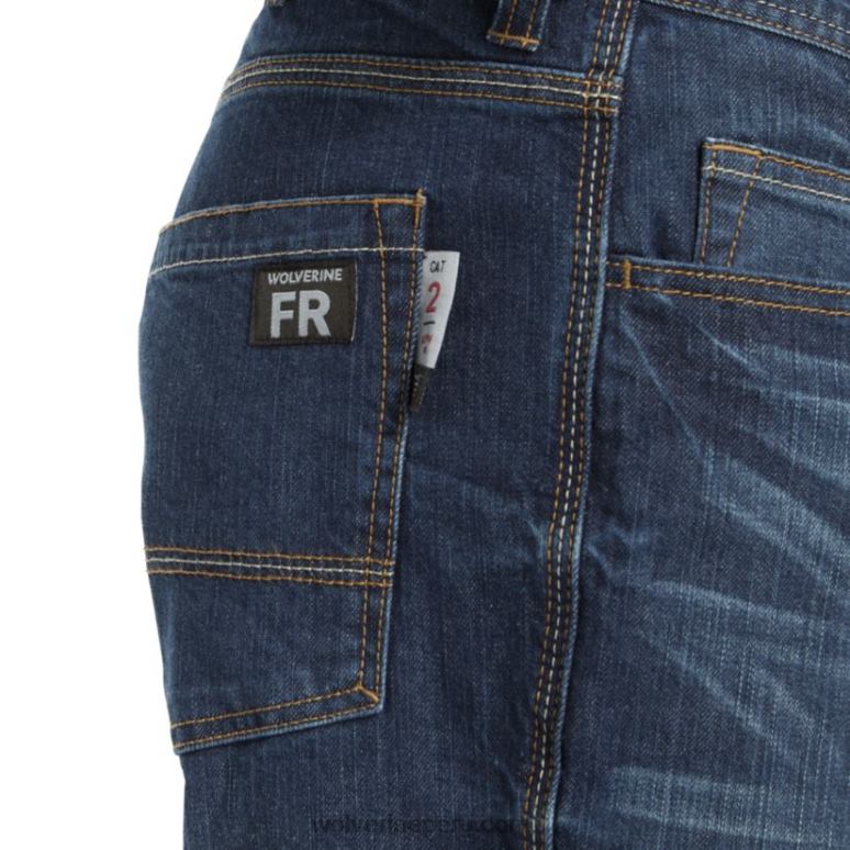 hombres L24N261 Wolverine Denim oscuro denim elástico fr