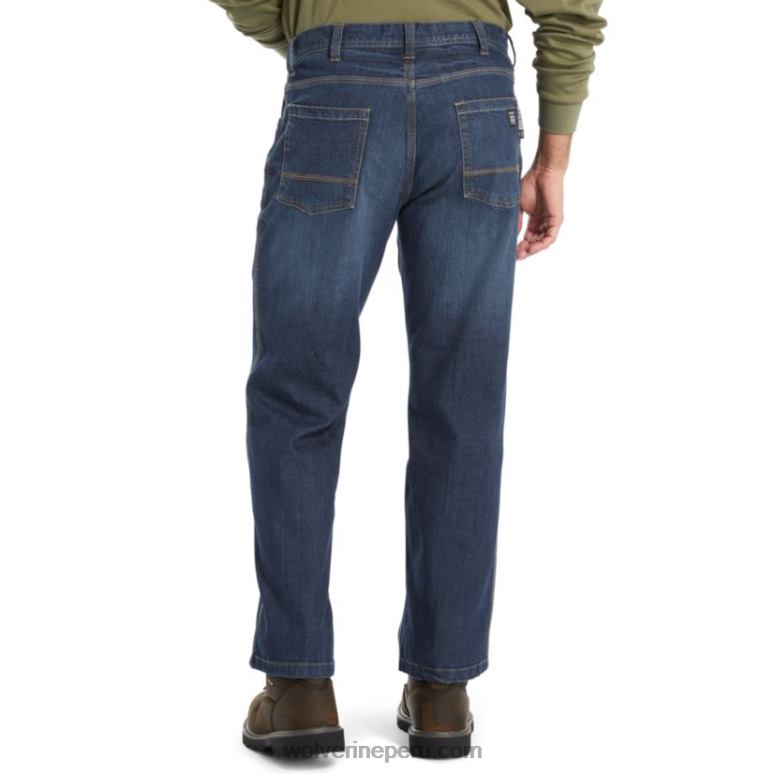 hombres L24N261 Wolverine Denim oscuro denim elástico fr