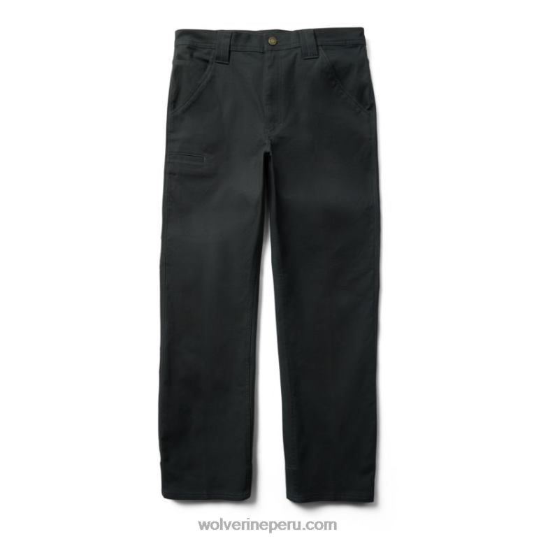 hombres L24N290 Wolverine ónix pantalón guardián de algodón con 5 bolsillos