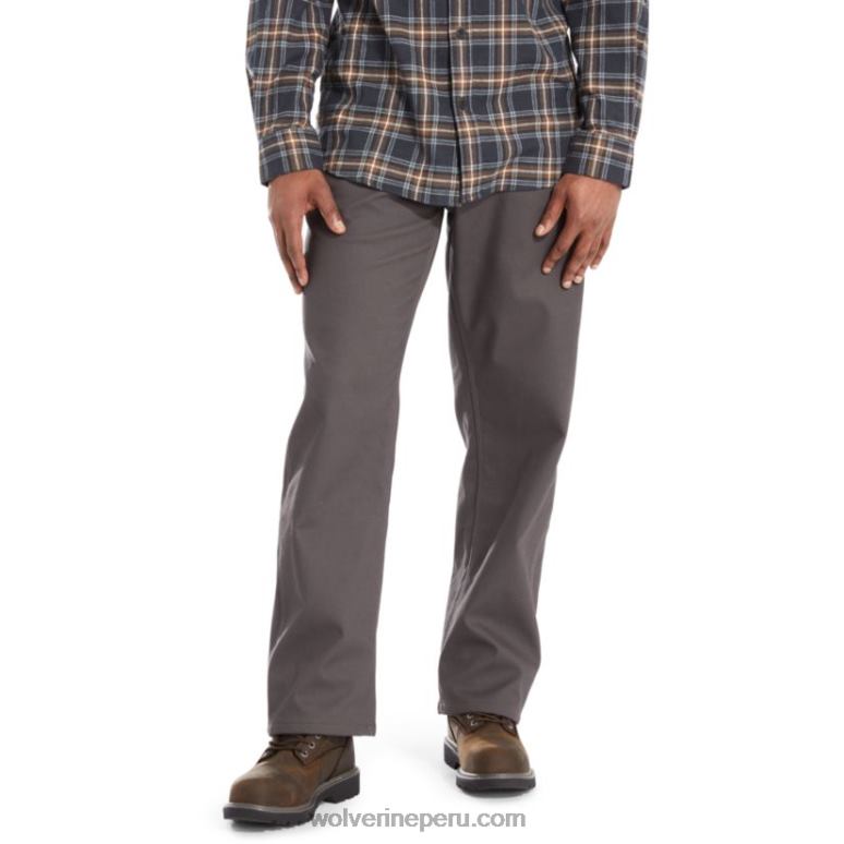 hombres L24N322 Wolverine granito pantalón duralock steelhead