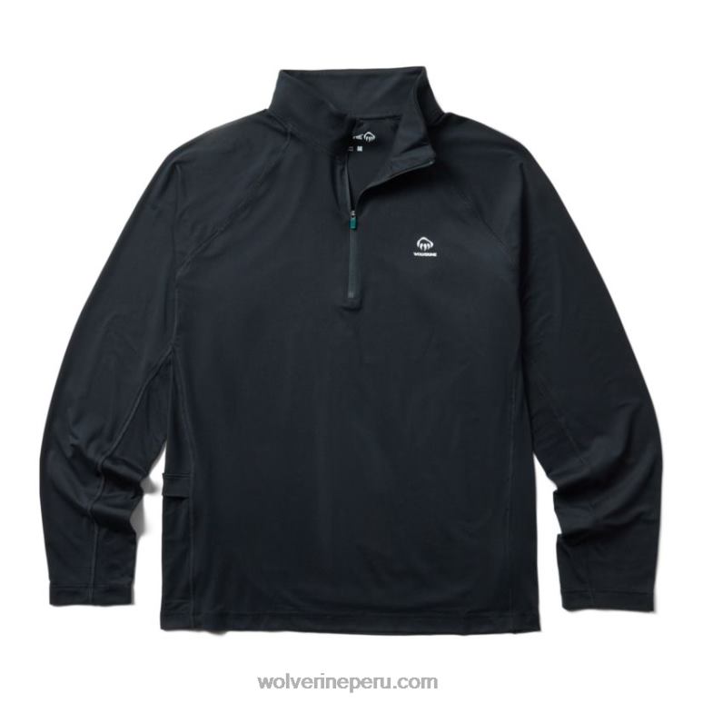 hombres L24N310 Wolverine negro sun-stop eco 1/2 zip