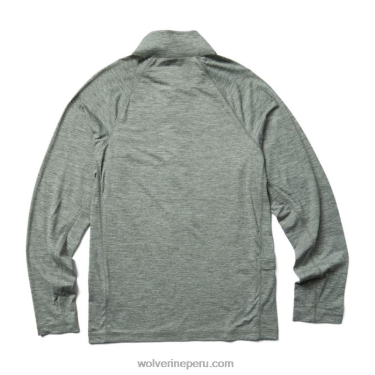 hombres L24N312 Wolverine brezo bronce sun-stop eco 1/2 zip