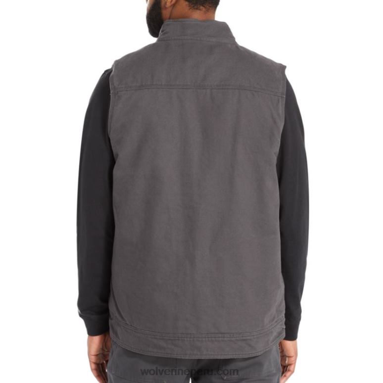 hombres L24N263 Wolverine granito chaleco lockhart