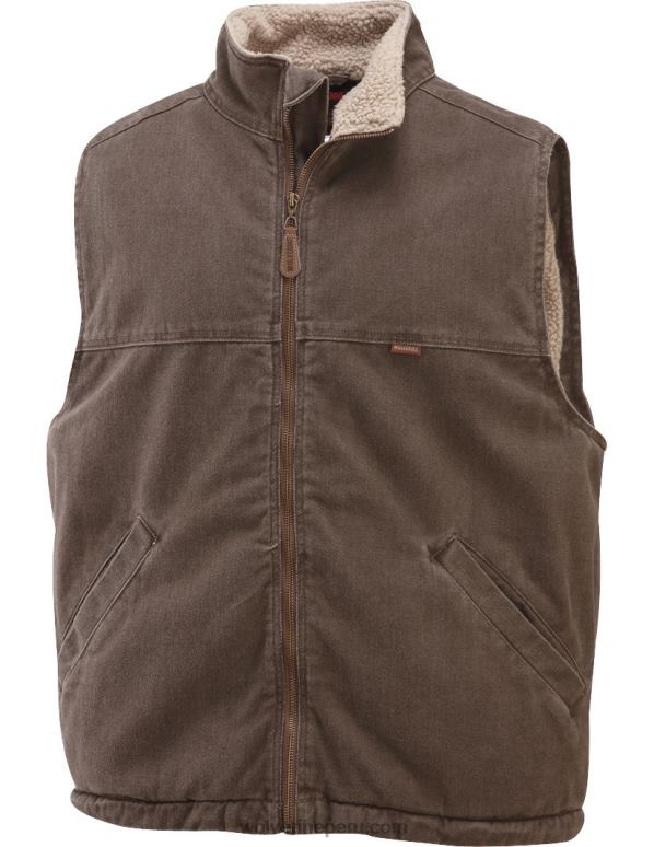 hombres L24N272 Wolverine bisonte chaleco upland (grande y alto)