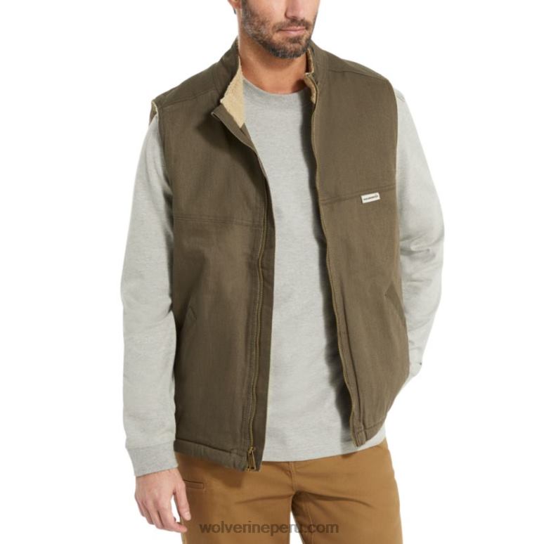 hombres L24N272 Wolverine bisonte chaleco upland (grande y alto)