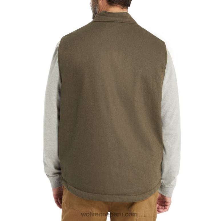 hombres L24N272 Wolverine bisonte chaleco upland (grande y alto)