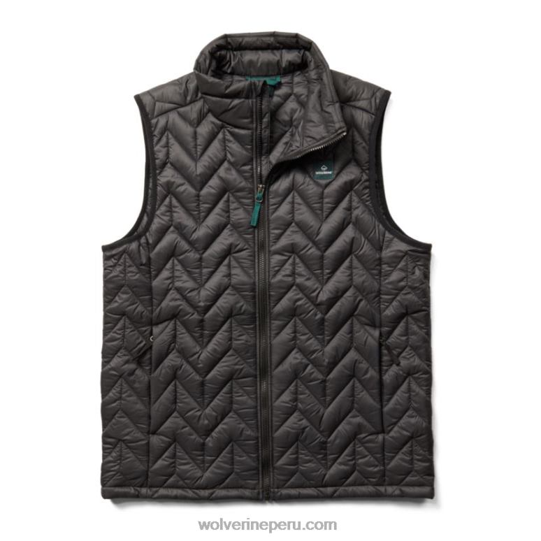 hombres L24N308 Wolverine negro chaleco alpino