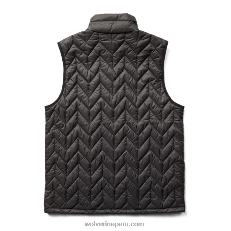 hombres L24N308 Wolverine negro chaleco alpino