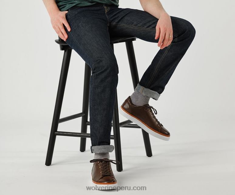 hombres L24N172 Wolverine marrón tenis bajos blvd
