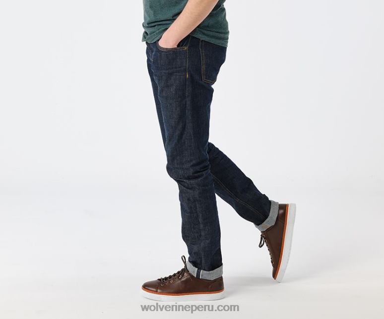 hombres L24N172 Wolverine marrón tenis bajos blvd