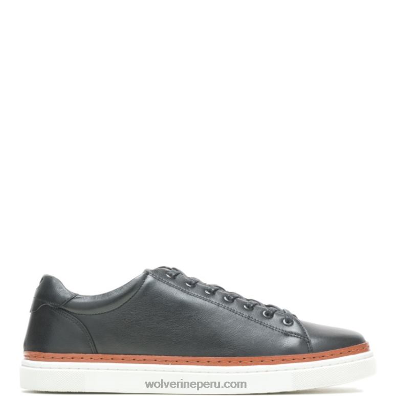 hombres L24N173 Wolverine negro tenis bajos blvd