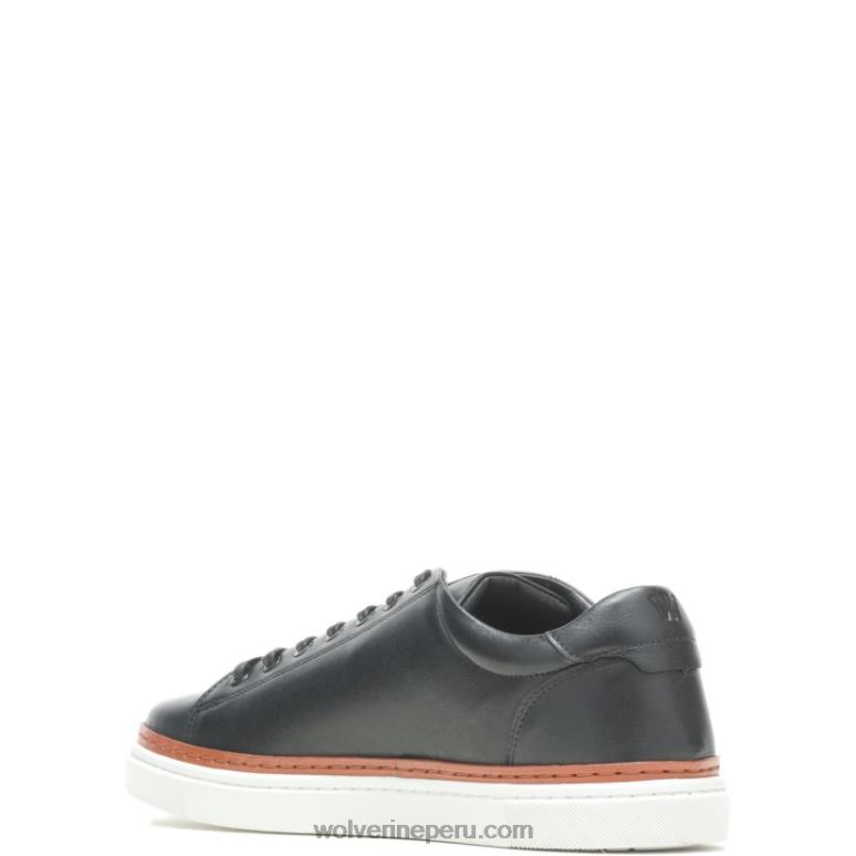 hombres L24N173 Wolverine negro tenis bajos blvd