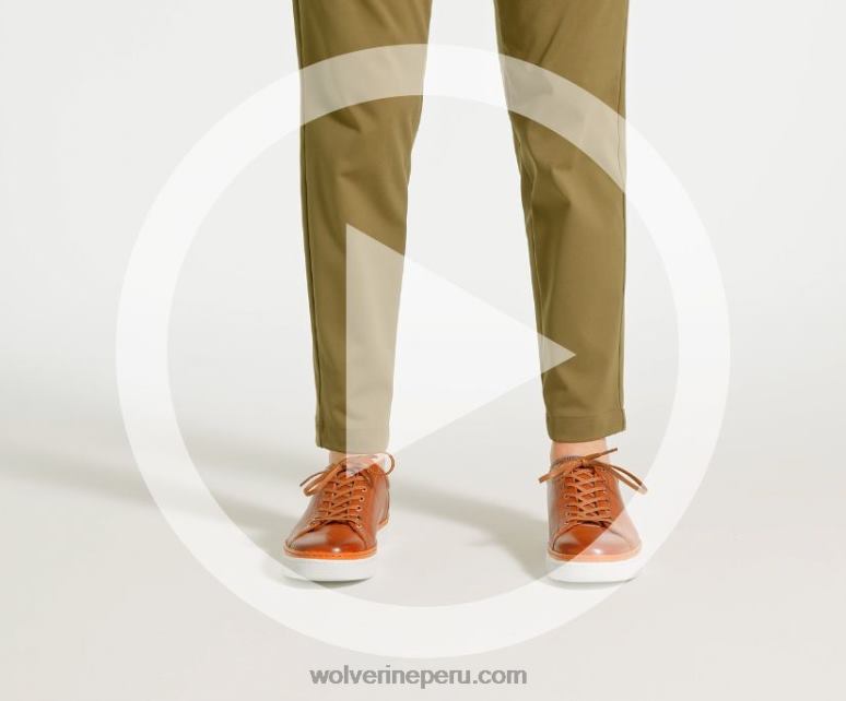 hombres L24N177 Wolverine coñac tenis bajos blvd