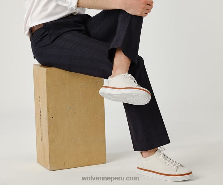 hombres L24N178 Wolverine blanco tenis bajos blvd