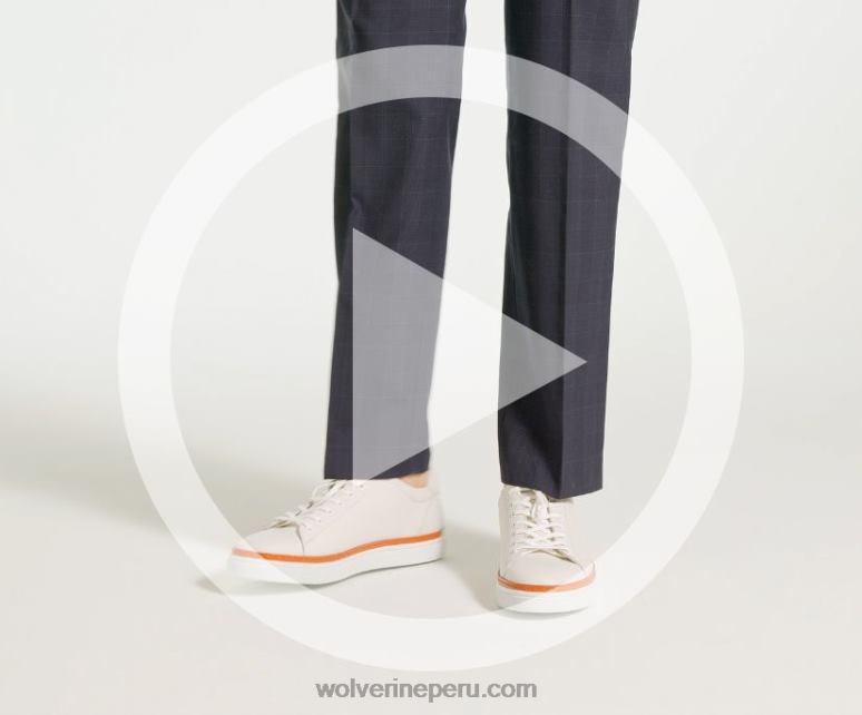 hombres L24N178 Wolverine blanco tenis bajos blvd