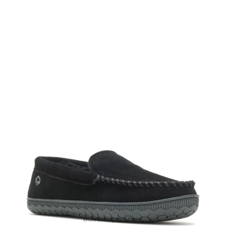 hombres L24N207 Wolverine negro zapatilla veneciana