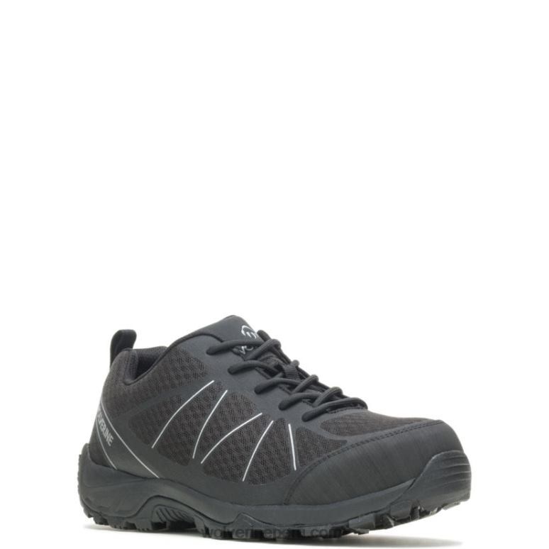hombres L24N61 Wolverine negro zapato de trabajo amherst ii carbonmax