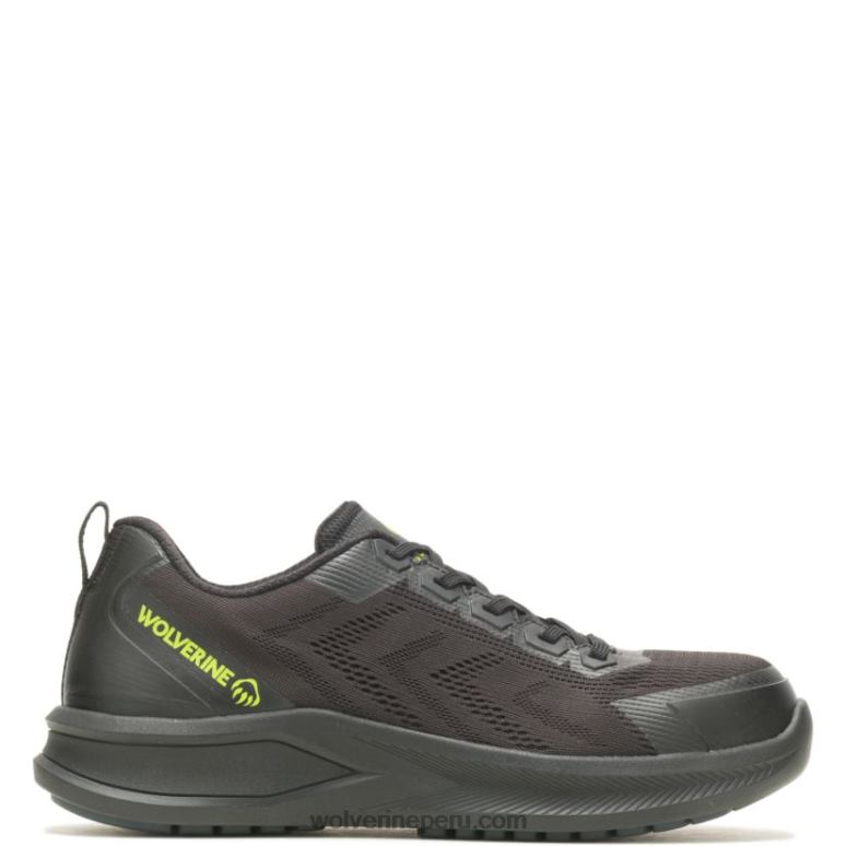 hombres L24N99 Wolverine negro zapatilla de trabajo bolt durashocks knit carbonmax