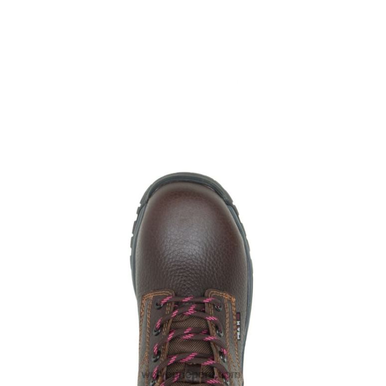 mujer L24N102 Wolverine marrón bota de trabajo impermeable piper con punta de material compuesto de 6