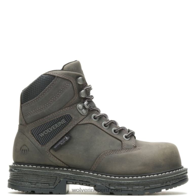 mujer L24N112 Wolverine gris carbón bota de trabajo hellcat ultraspring carbonmax 6"