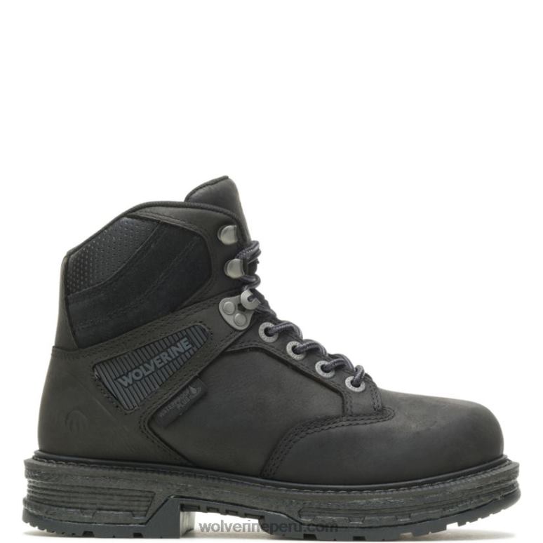 mujer L24N113 Wolverine negro bota de trabajo hellcat ultraspring carbonmax 6"