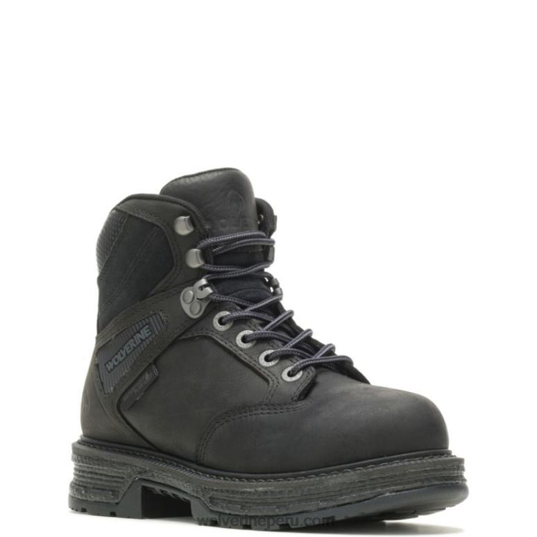mujer L24N113 Wolverine negro bota de trabajo hellcat ultraspring carbonmax 6