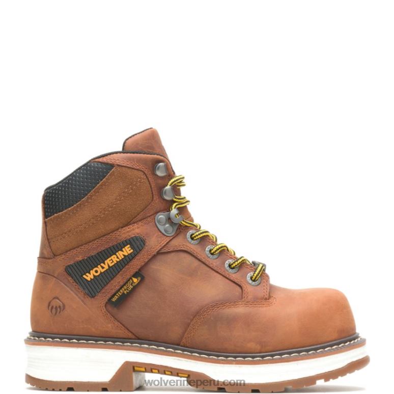 mujer L24N114 Wolverine marrón bota de trabajo hellcat ultraspring carbonmax 6"