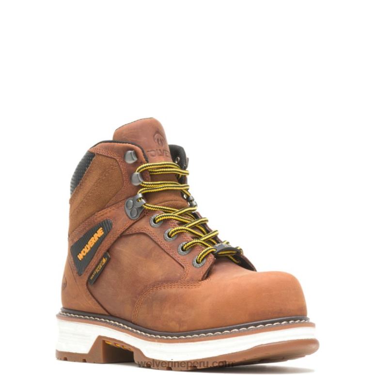 mujer L24N114 Wolverine marrón bota de trabajo hellcat ultraspring carbonmax 6