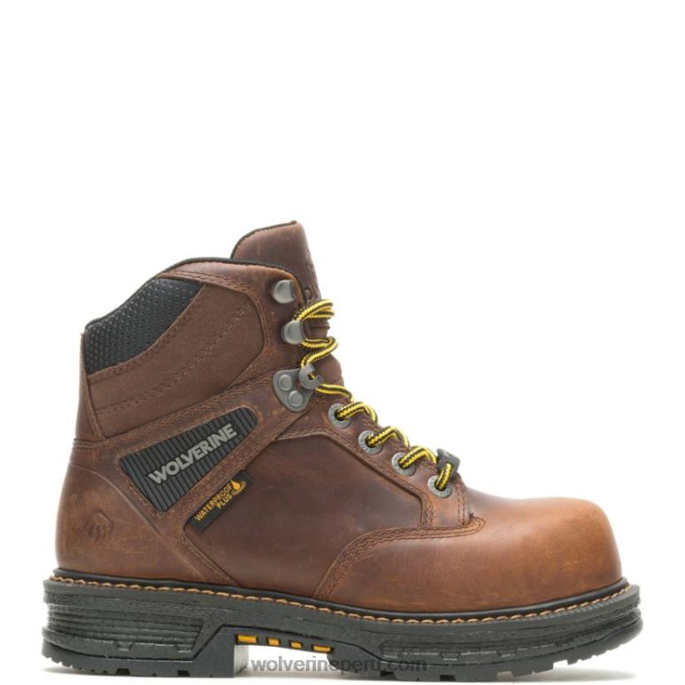 mujer L24N115 Wolverine tabaco bota de trabajo hellcat ultraspring carbonmax 6"