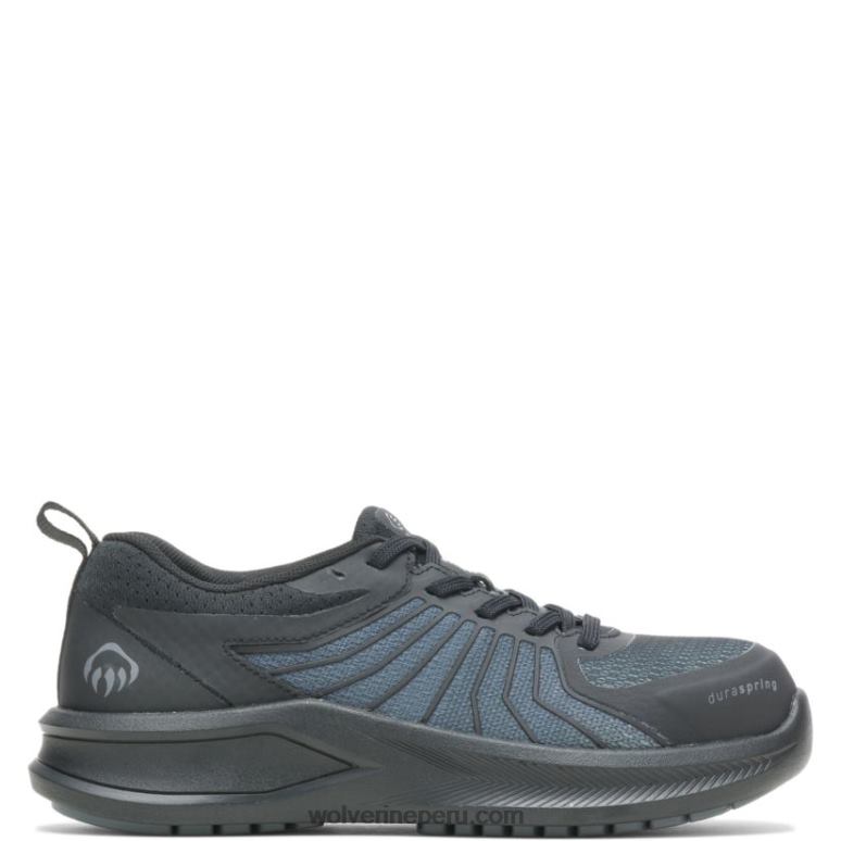 mujer L24N117 Wolverine negro tornillo de ventilación durashocks carbonmax zapato