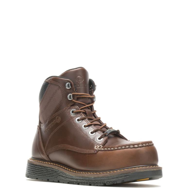 hombres L24N11 Wolverine túnica de monjes botas de trabajo hellcat ultraspring moc toe wedge 6" carbonmax - Imagen 2