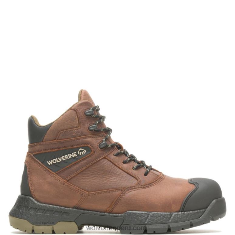 hombres_l24n135_wolverine_marron_bota_de_trabajo_rush_ultraspring_6_carbonmax.jpg hombres L24N135 Wolverine marrón bota de trabajo rush ultraspring 6" carbonmax - Imagen 1