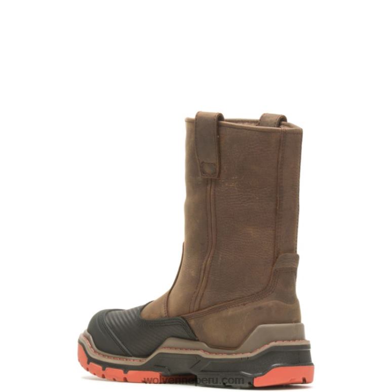 hombres L24N139 Wolverine marron oscuro bota de trabajo raider durashocks shield carbonmax wellington - Imagen 3