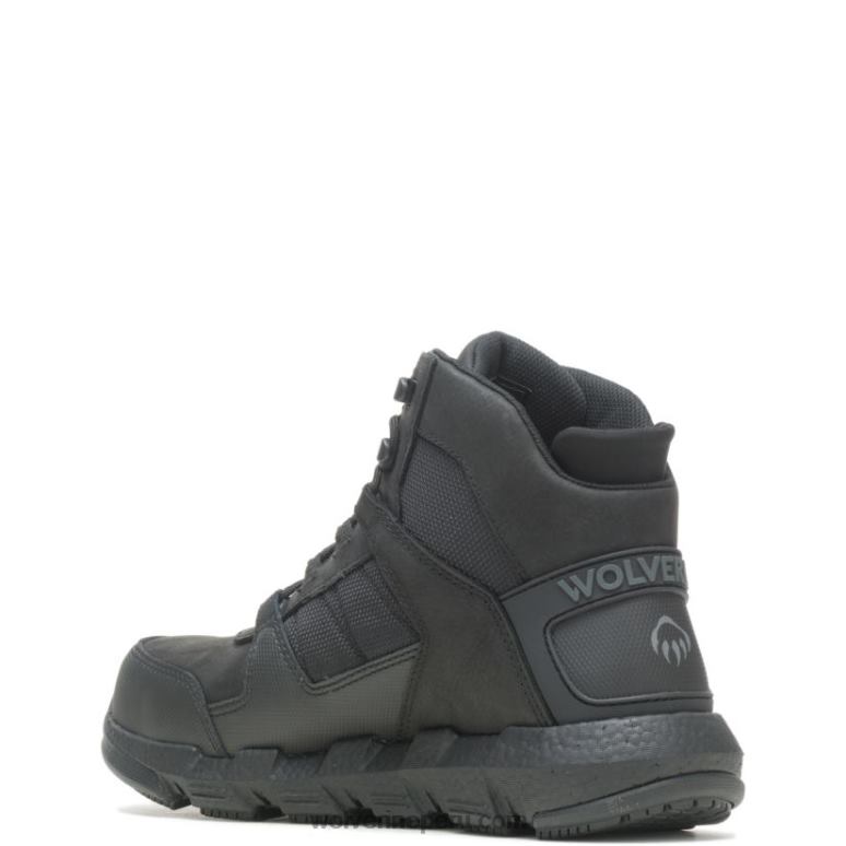 hombres L24N20 Wolverine negro bota de trabajo rev ultraspring durashocks vent carbonmax - Imagen 3