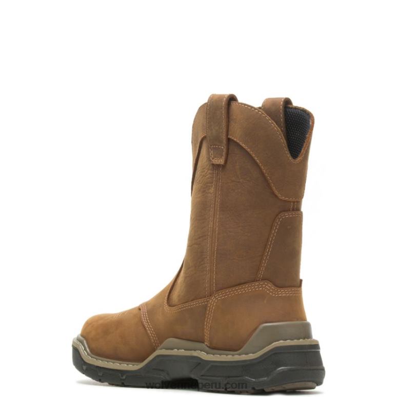 hombres L24N26 Wolverine marrón de verdad asaltante durashocks western carbonmax trabajo wellington - Imagen 3