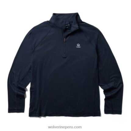hombres L24N311 Wolverine azul marino oscuro sun-stop eco 1/2 zip