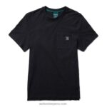 hombres L24N331 Wolverine negro camiseta de cáñamo