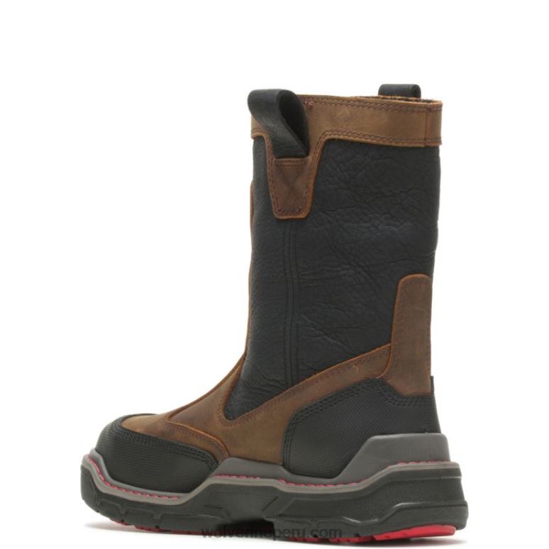 hombres L24N42 Wolverine marrón raider durashocks trabajo pesado carbonmax trabajo wellington - Imagen 3