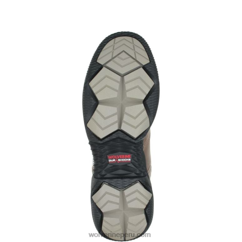 hombres L24N52 Wolverine gris pardo bota de trabajo hellcat fuse durashocks ultraspring 6" carbonmax - Imagen 4